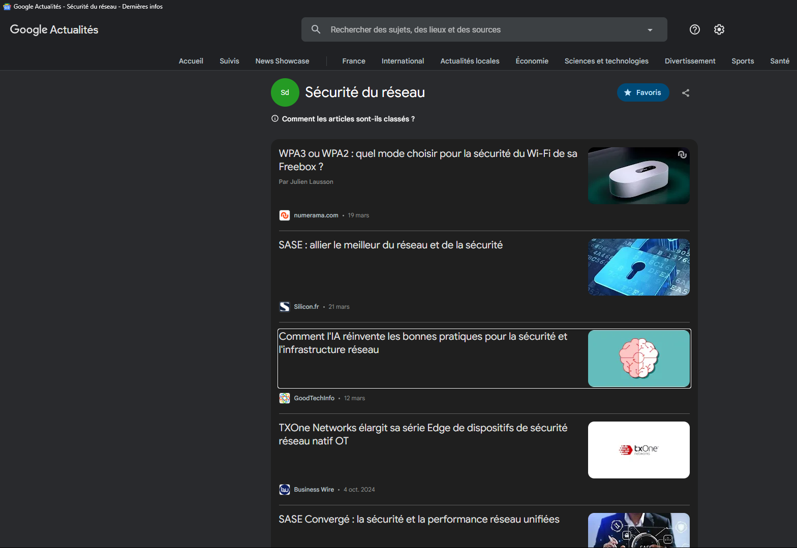 Veille technologique